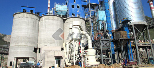 Calcite processing mill production line
